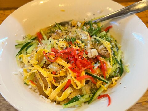 さっぱり!冷やし中華飯